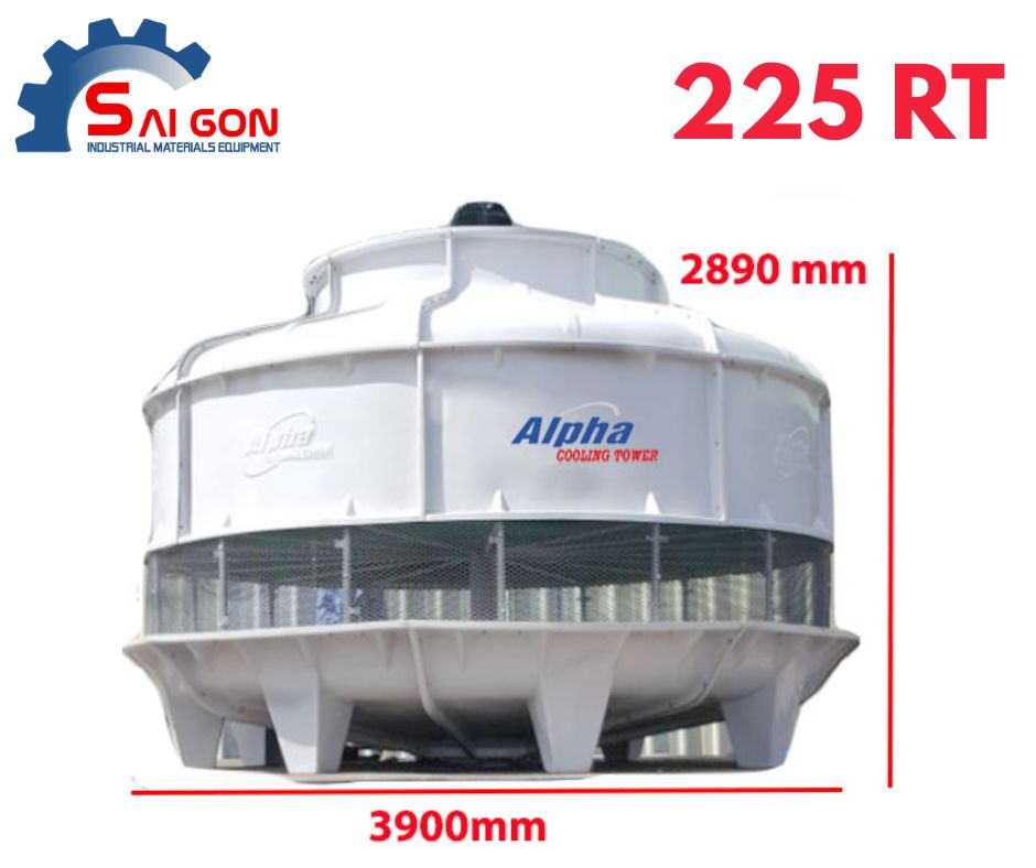 tháp giải nhiệt 225rt alpha chính hãng chất lượng phân phối bởi vật tư thiết bị công nghiệp sài gòn